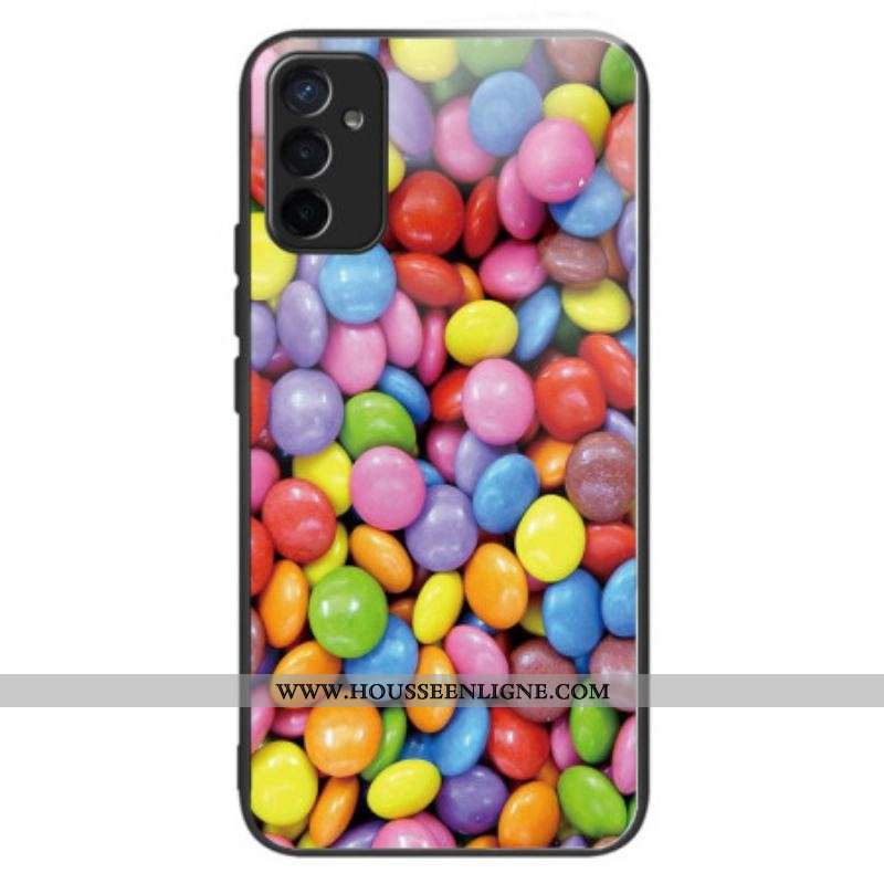 Coque Samsung Galaxy M13 Verre Trempé Bonbons