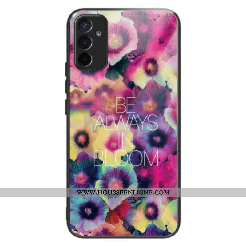 Coque Samsung Galaxy M13 Verre trempé Be Always in Bloom