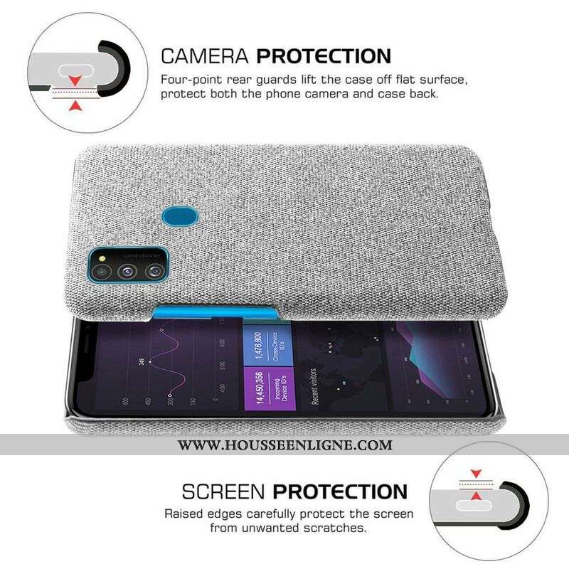 Coque Samsung Galaxy M21 Texture Tissu KSQ