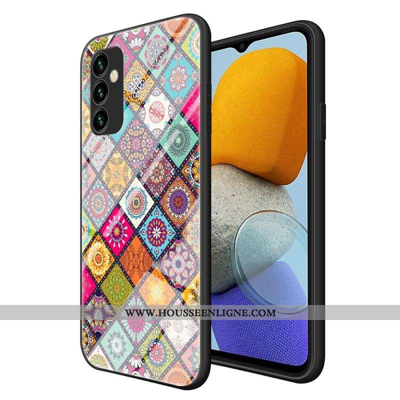 Coque Samsung Galaxy M23 5G Support Magnétique Patchwork
