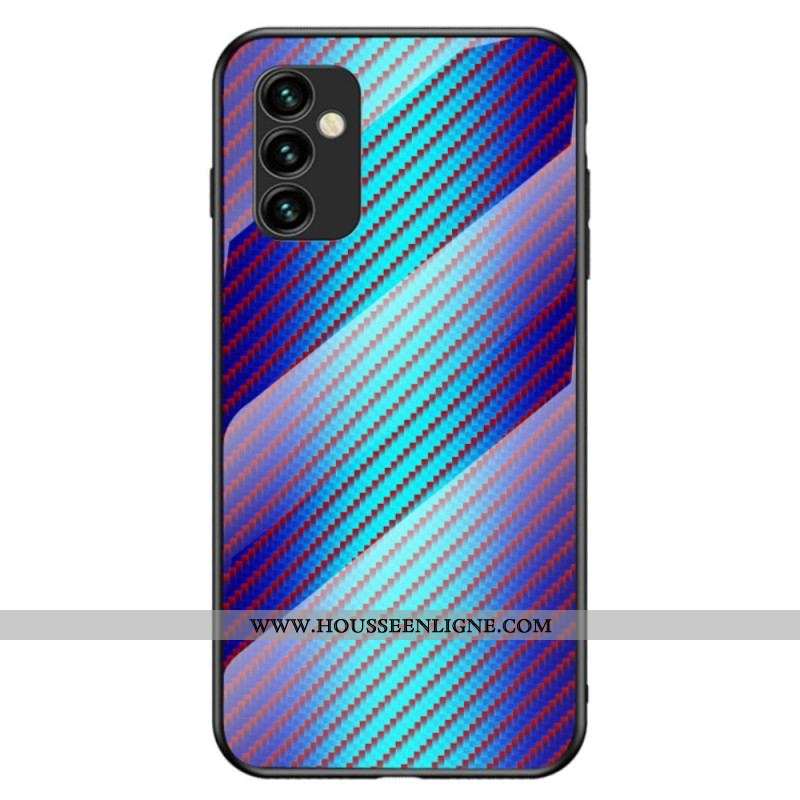 Coque Samsung Galaxy M23 5G Verre Trempé Fibre Carbone
