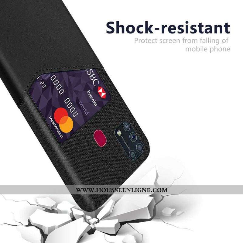 Coque Samsung Galaxy M31 Porte-Carte KSQ