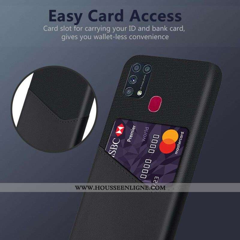 Coque Samsung Galaxy M31 Porte-Carte KSQ