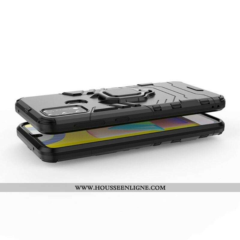 Coque Samsung Galaxy M31 Ring Résistante
