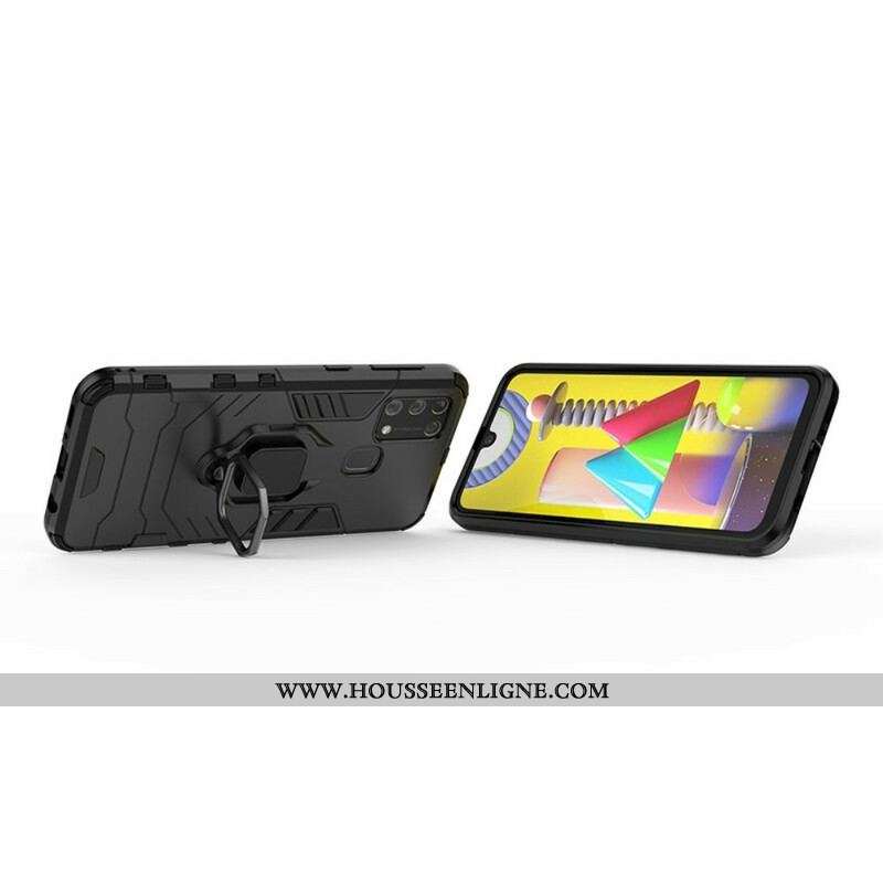 Coque Samsung Galaxy M31 Ring Résistante