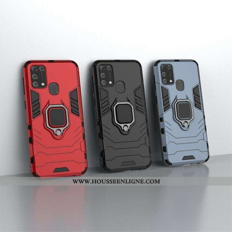 Coque Samsung Galaxy M31 Ring Résistante