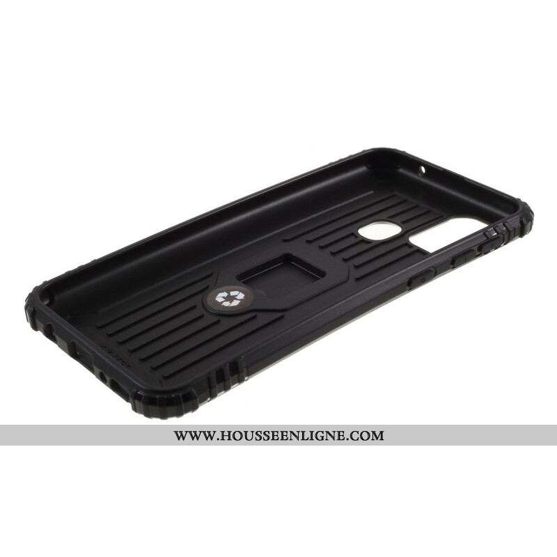 Coque Samsung Galaxy M31 Ring et Fibre Carbone