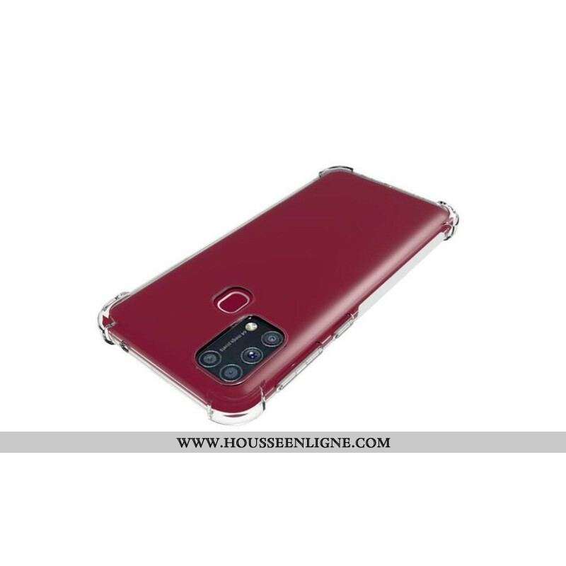 Coque Samsung Galaxy M31 Transparente Coins Renforcés