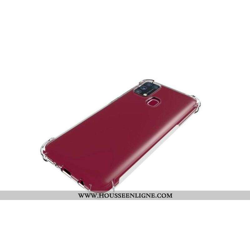 Coque Samsung Galaxy M31 Transparente Coins Renforcés