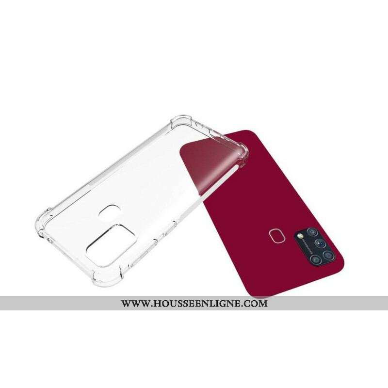 Coque Samsung Galaxy M31 Transparente Coins Renforcés