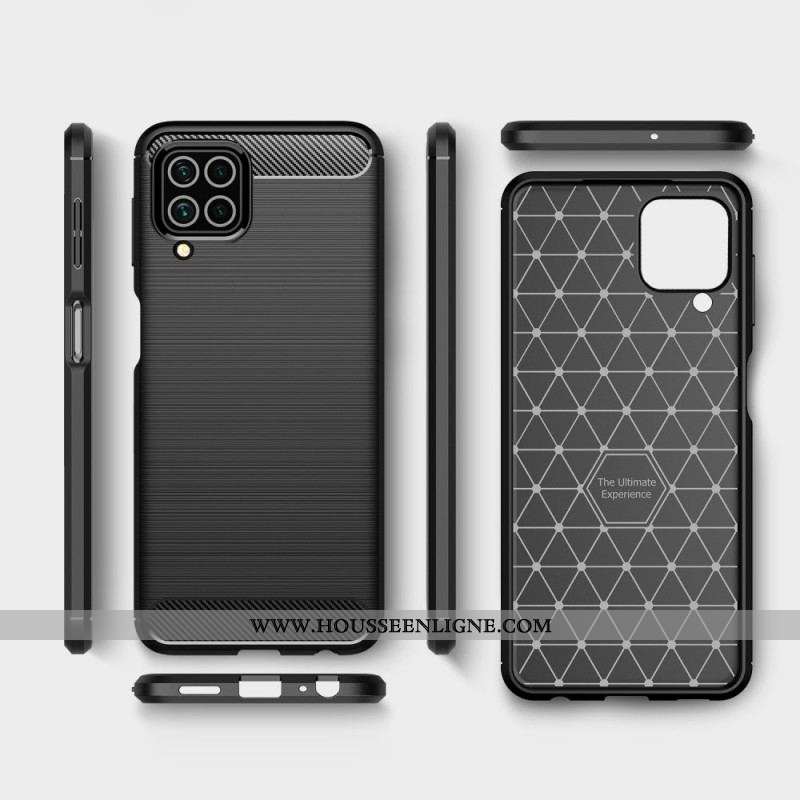 Coque Samsung Galaxy M32 Fibre Carbone Brossée
