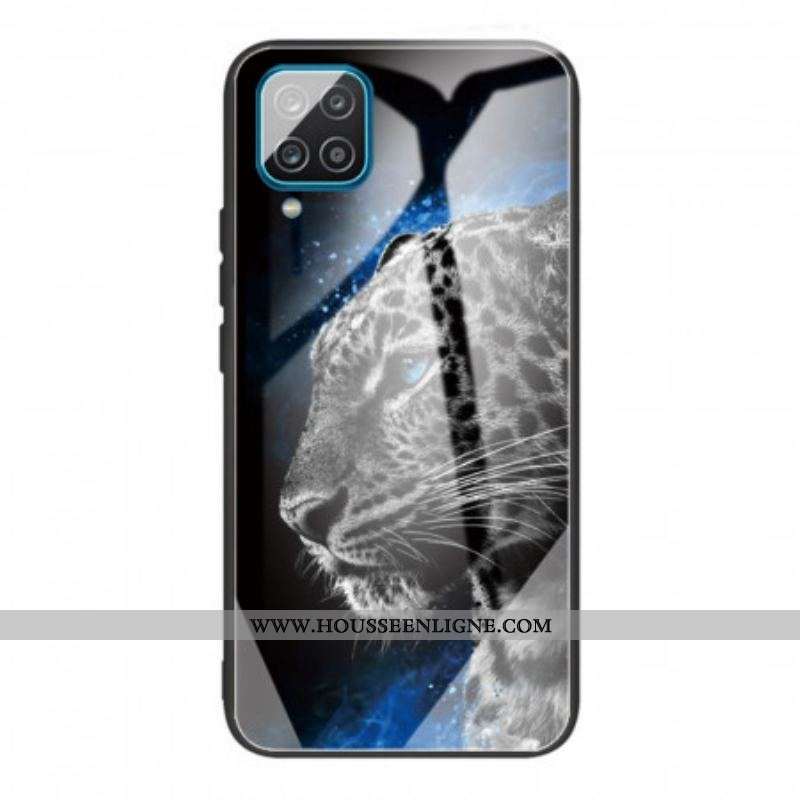 Coque Samsung Galaxy M32 Verre Trempé Face de Félin