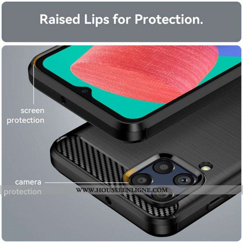 Coque Samsung Galaxy M33 5G Fibre Carbone Brossée