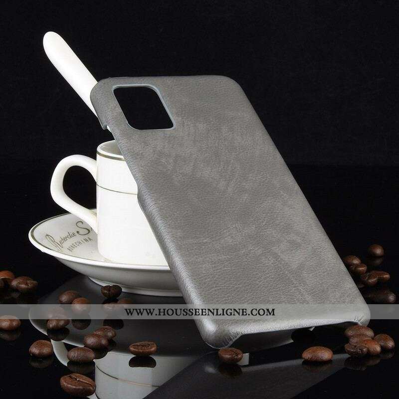 Coque Samsung Galaxy M51 Effet Cuir Litchi