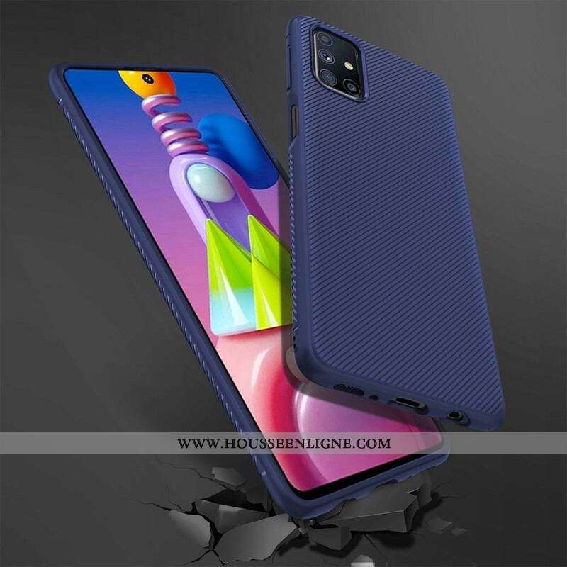 Coque Samsung Galaxy M51 Jazz Series Twill