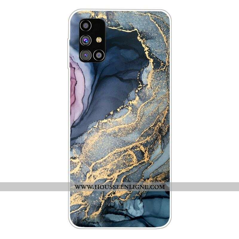Coque Samsung Galaxy M51 Marbre Coloré
