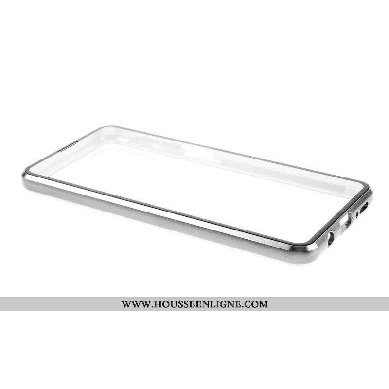 Coque Samsung Galaxy M51 Rebords Métal et Verre Trempé