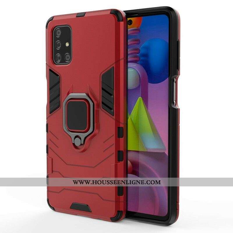 Coque Samsung Galaxy M51 Ring Résistante
