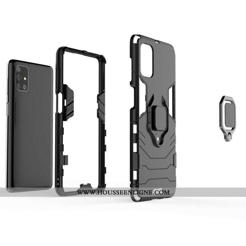 Coque Samsung Galaxy M51 Ring Résistante
