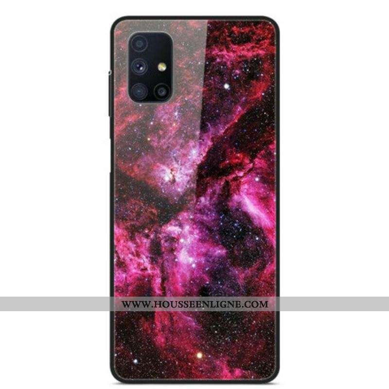 Coque Samsung Galaxy M51 Verre Trempé Rose