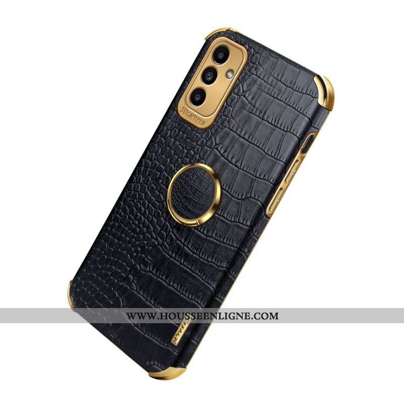 Coque Samsung Galaxy M52 5G Anneau Crocodile
