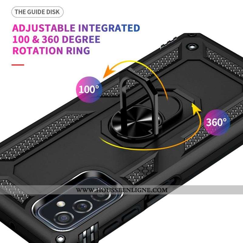 Coque Samsung Galaxy M52 5G Anneau Métallique Ajustable