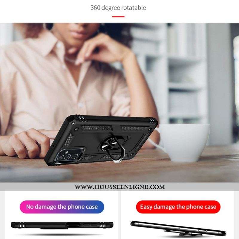 Coque Samsung Galaxy M52 5G Anneau Métallique Ajustable