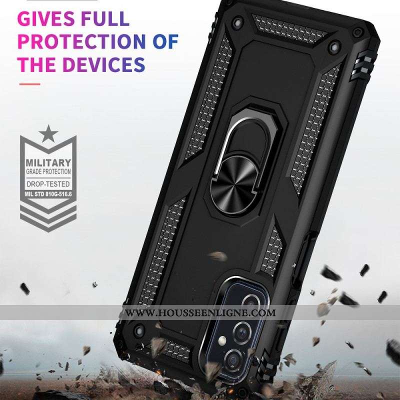 Coque Samsung Galaxy M52 5G Anneau Métallique Ajustable