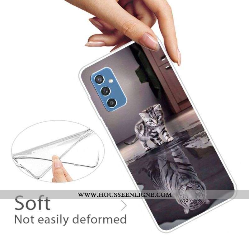 Coque Samsung Galaxy M52 5G Chaton rêveur