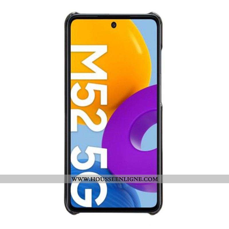 Coque Samsung Galaxy M52 5G Effet Cuir KSQ
