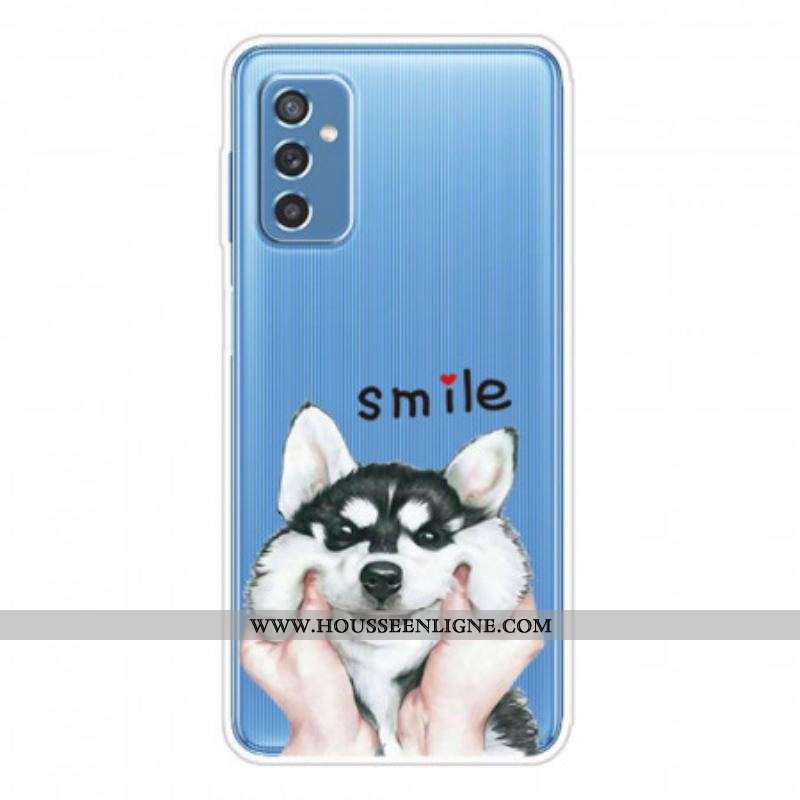 Coque Samsung Galaxy M52 5G Loup Câlin