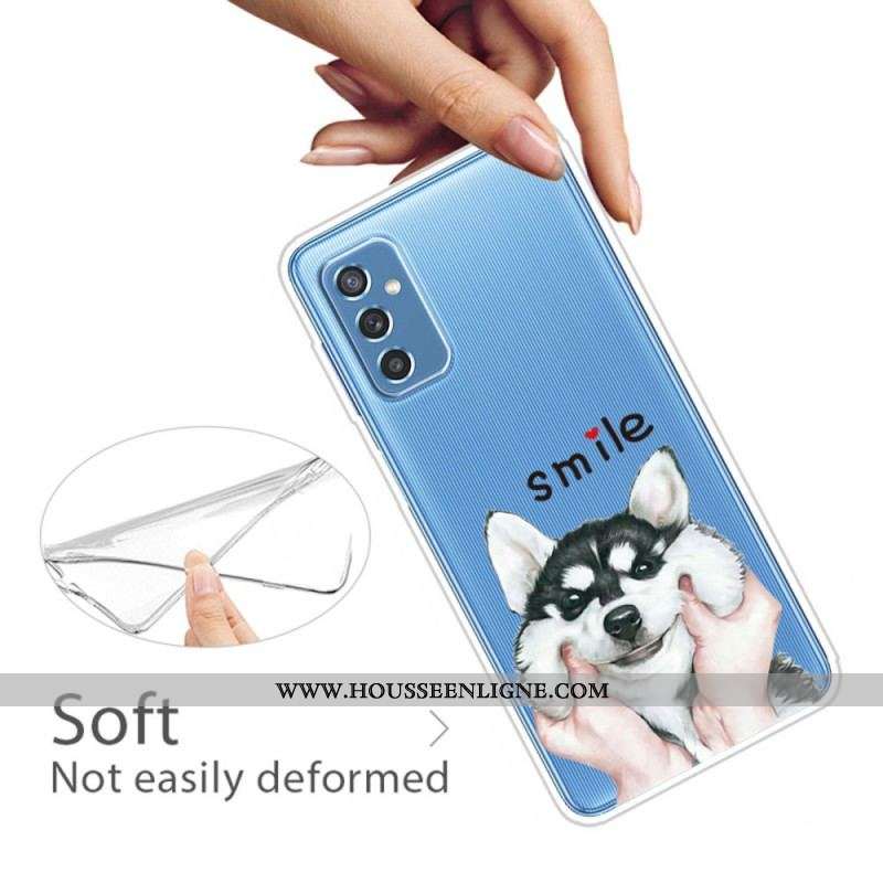 Coque Samsung Galaxy M52 5G Loup Câlin