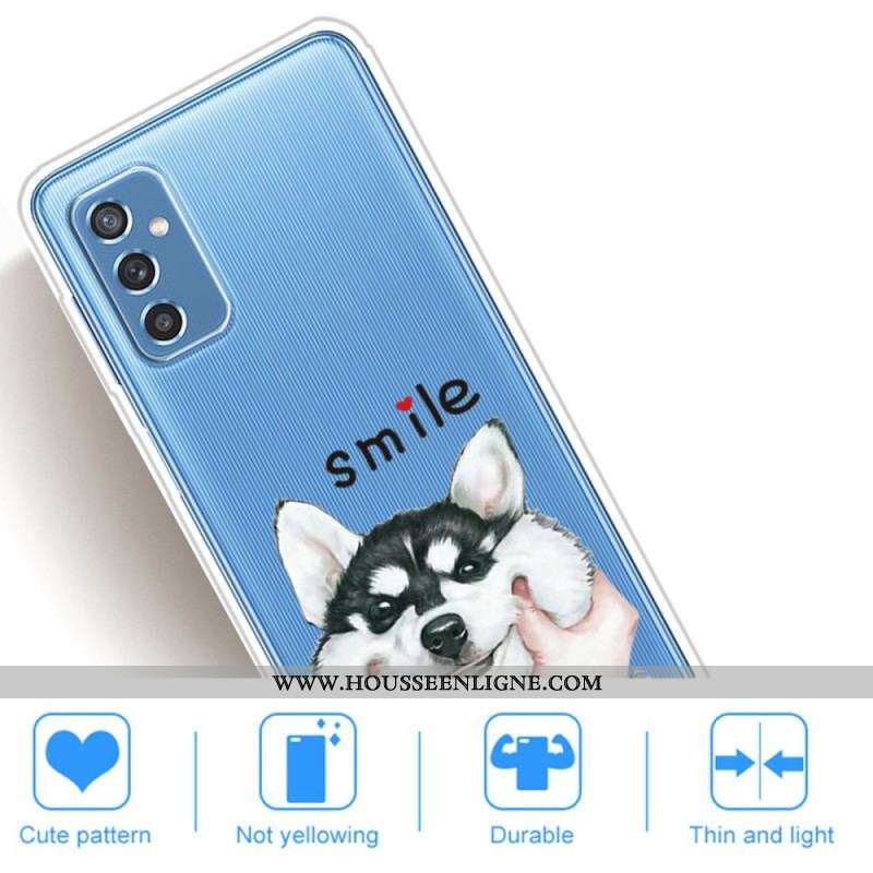 Coque Samsung Galaxy M52 5G Loup Câlin