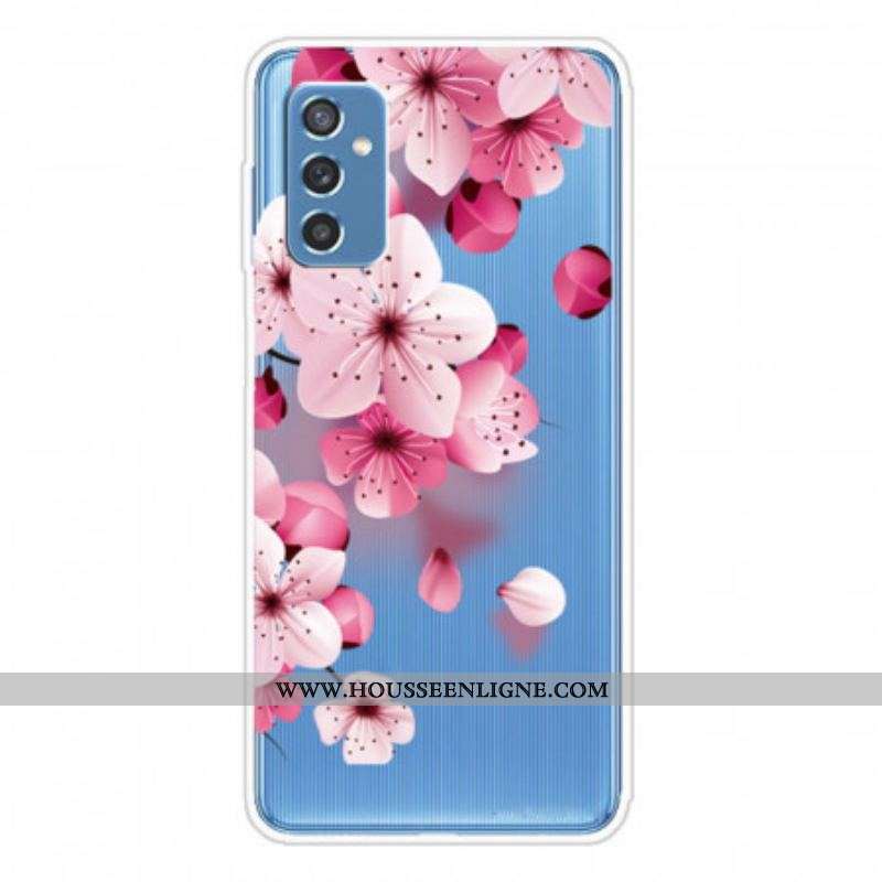 Coque Samsung Galaxy M52 5G Pluie de Fleurs
