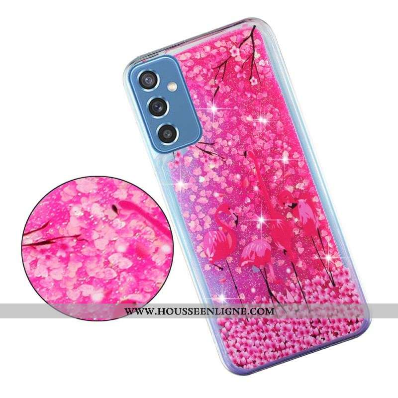 Coque Samsung Galaxy M52 5G Rose Éternel