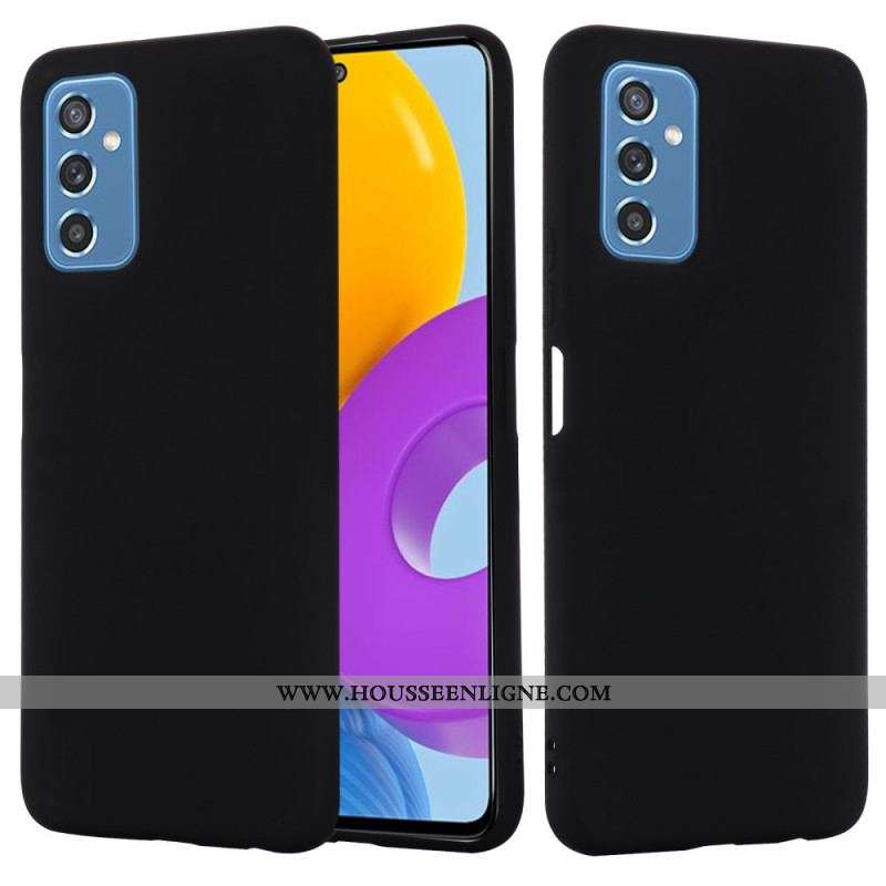 Coque Samsung Galaxy M52 5G Silicone Liquide à Lanière