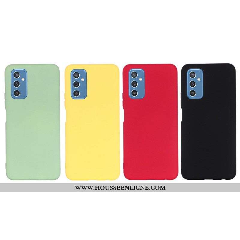 Coque Samsung Galaxy M52 5G Silicone Liquide à Lanière