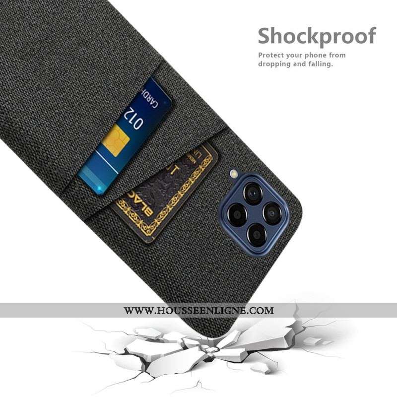 Coque Samsung Galaxy M53 5G Porte-Cartes Tissu
