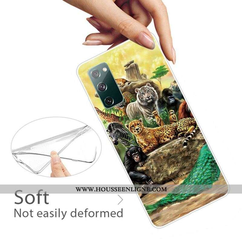 Coque Samsung Galaxy S20 FE Animaux Safari