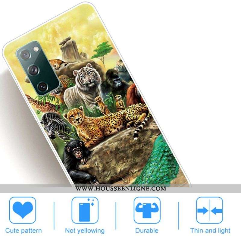 Coque Samsung Galaxy S20 FE Animaux Safari