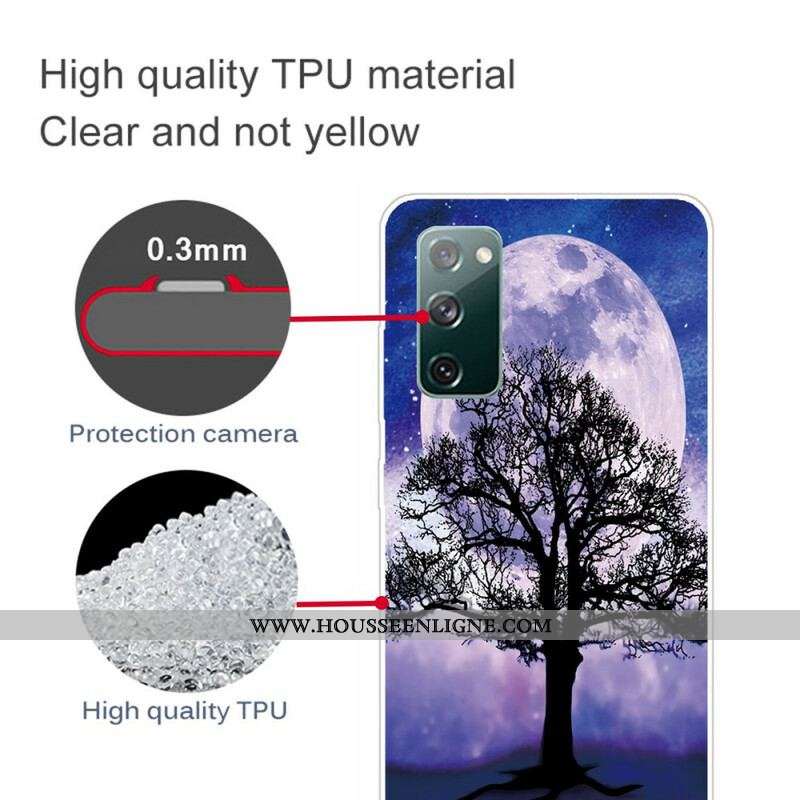 Coque Samsung Galaxy S20 FE Arbre et Lune
