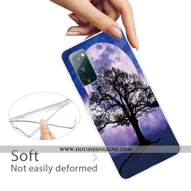 Coque Samsung Galaxy S20 FE Arbre et Lune