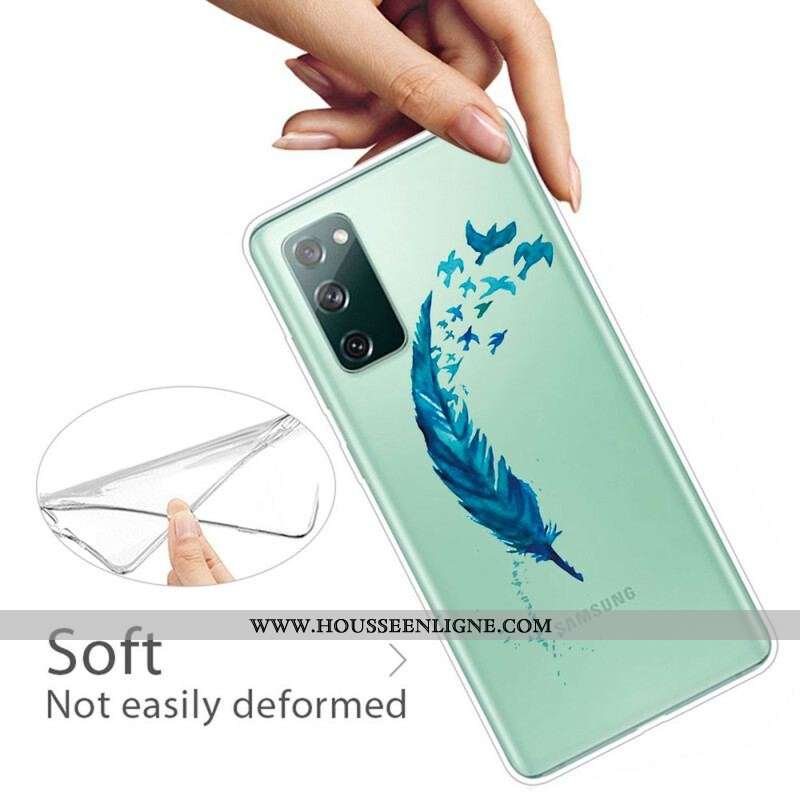 Coque Samsung Galaxy S20 FE Belle Plume