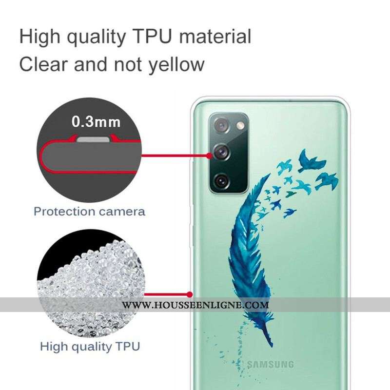 Coque Samsung Galaxy S20 FE Belle Plume