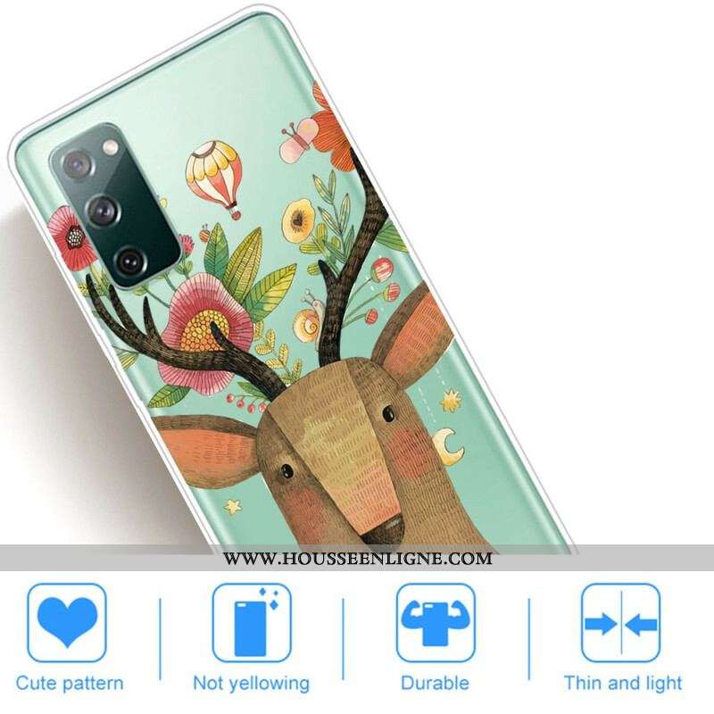 Coque Samsung Galaxy S20 FE Cerf Tribal