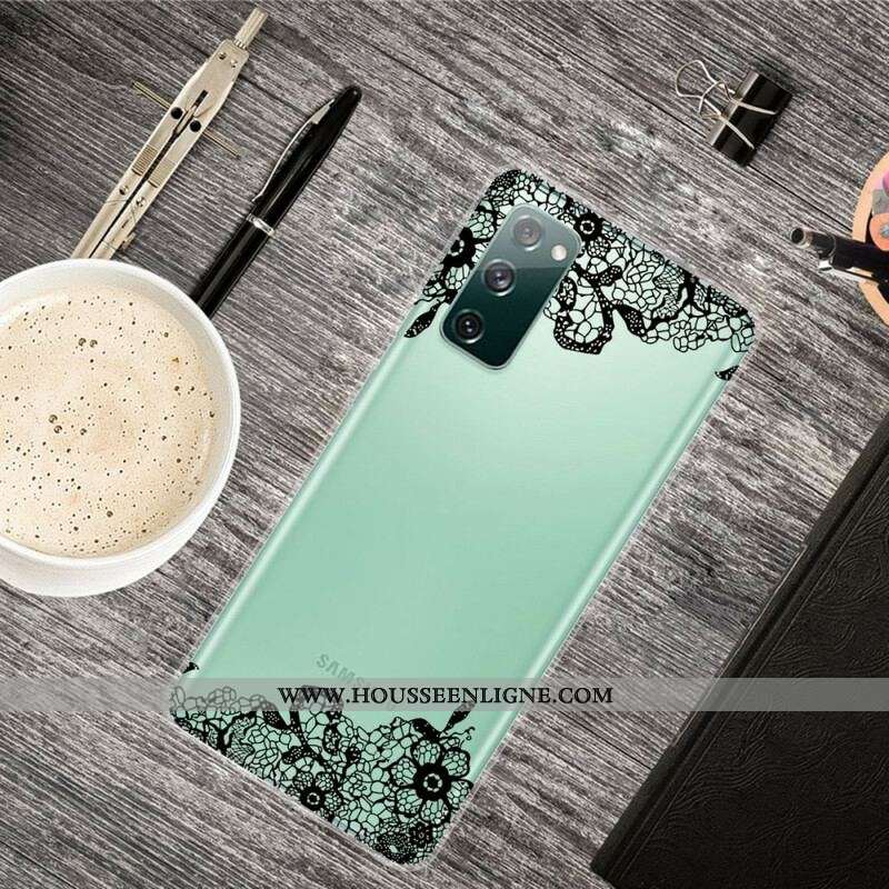 Coque Samsung Galaxy S20 FE Dentelle Fine