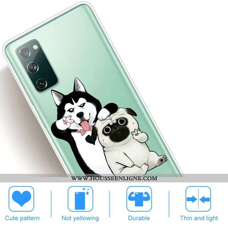 Coque Samsung Galaxy S20 FE Drôles de Chiens