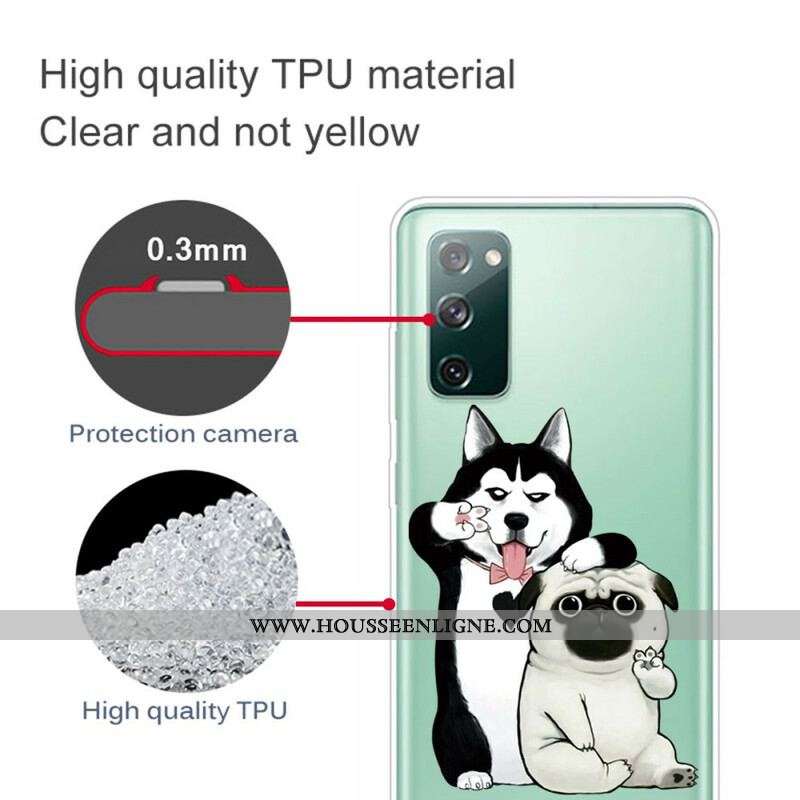 Coque Samsung Galaxy S20 FE Drôles de Chiens