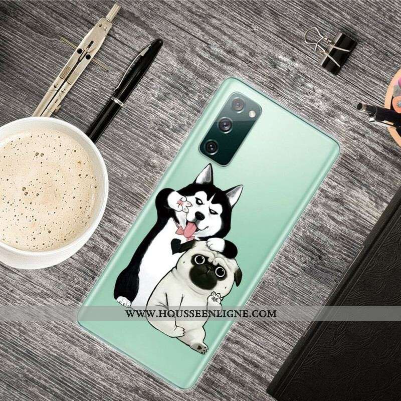 Coque Samsung Galaxy S20 FE Drôles de Chiens