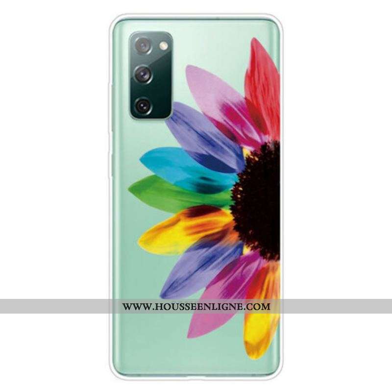 Coque Samsung Galaxy S20 FE Fleur Colorée